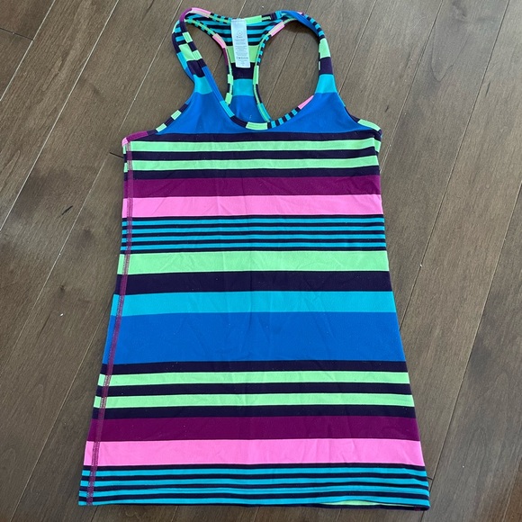 Ivivva tank // blue , pink , green and purple // 12 - Picture 1 of 2